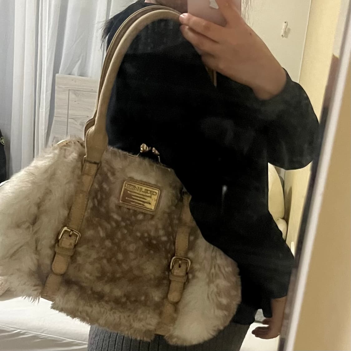 갸루깔 세실맥비 빈티지 퍼 가방 상품이미지2