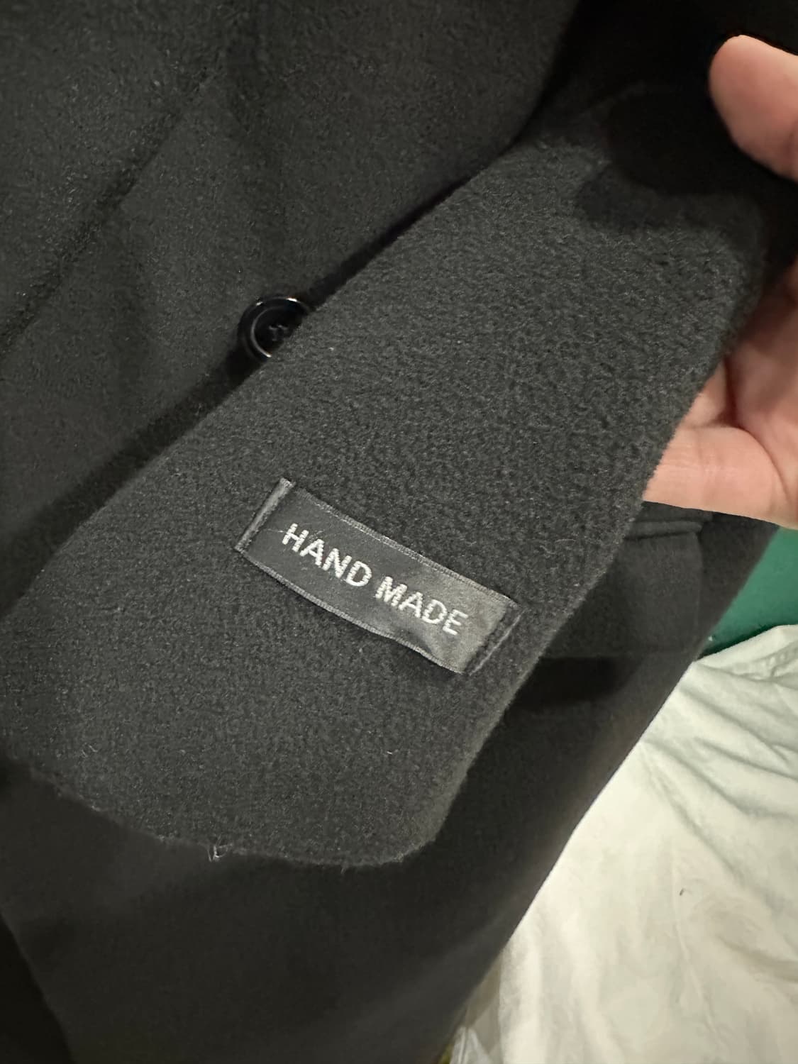 데꼬로소 핸드메이드 울 더블 롱코트XXL 상품이미지3