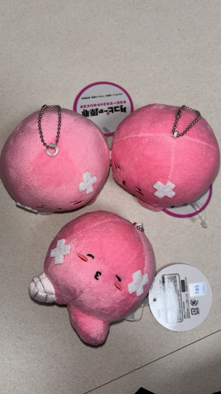 (일본 정품) 타코피의 원죄 마스코트 키링 인형 - 붕대 타코피 상품이미지2