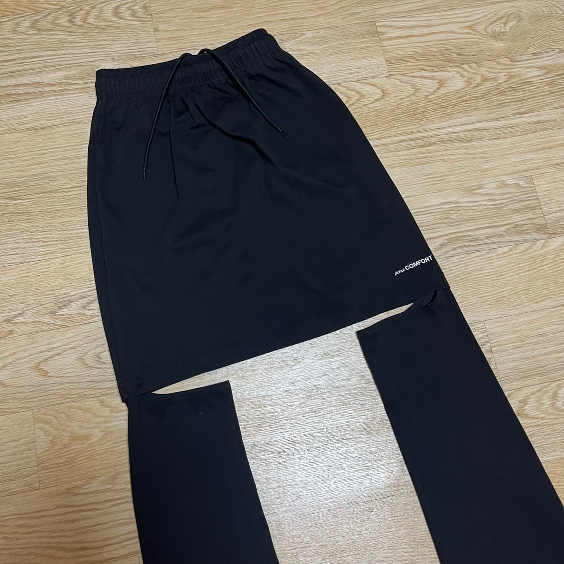 지초이 24-002 스커트팬츠 블랙 1사이즈 상품이미지3