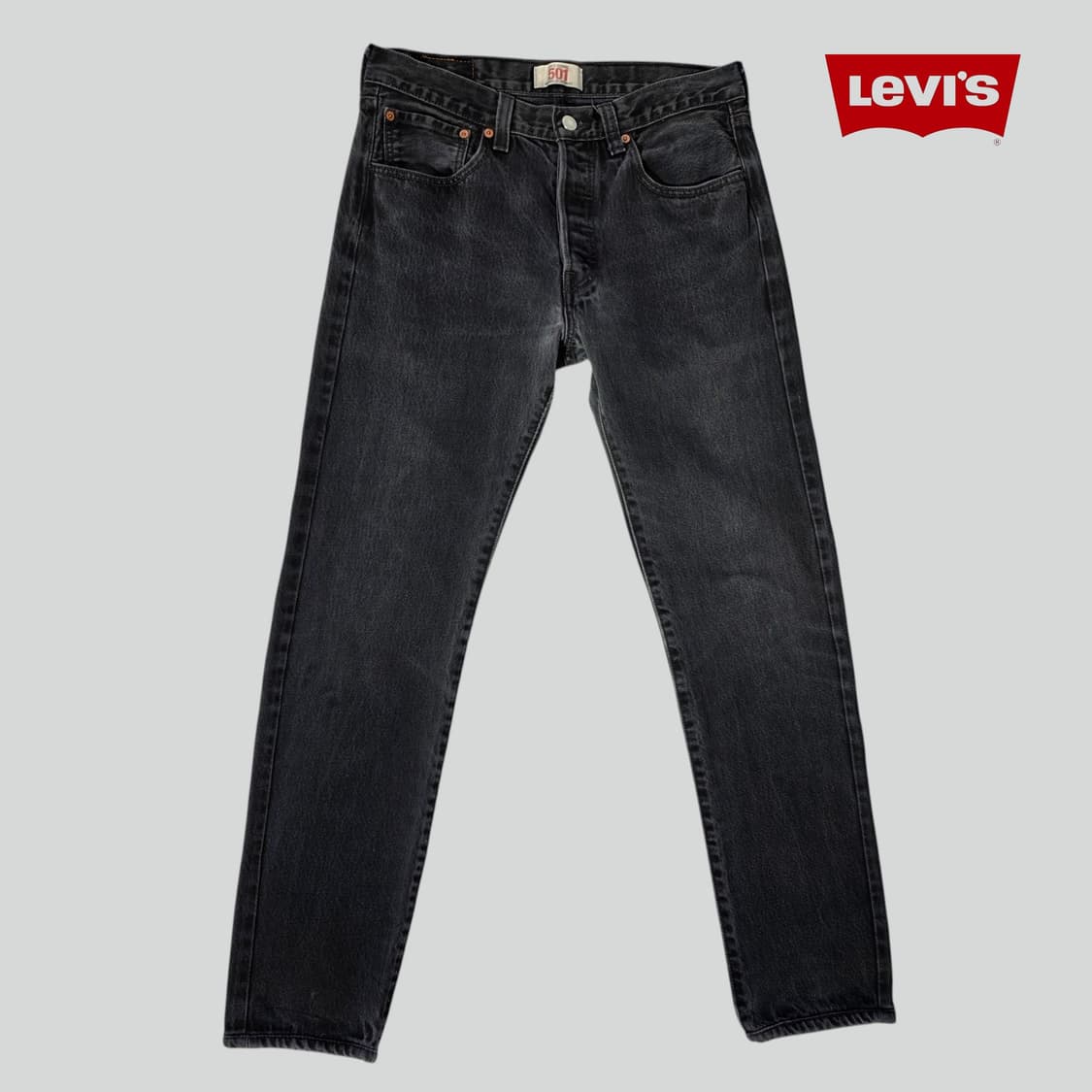 [W32L33]00S 리바이스 08501 블랙 데님팬츠 상품이미지1