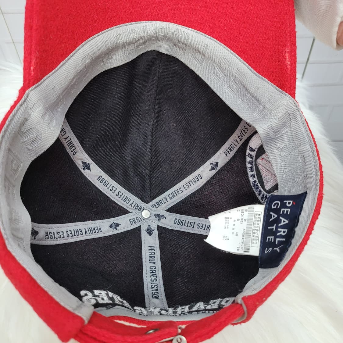 파리게이츠 골프 모자 볼캡 캡 겨울모자 남여공용 프리 58사이즈 상품이미지7