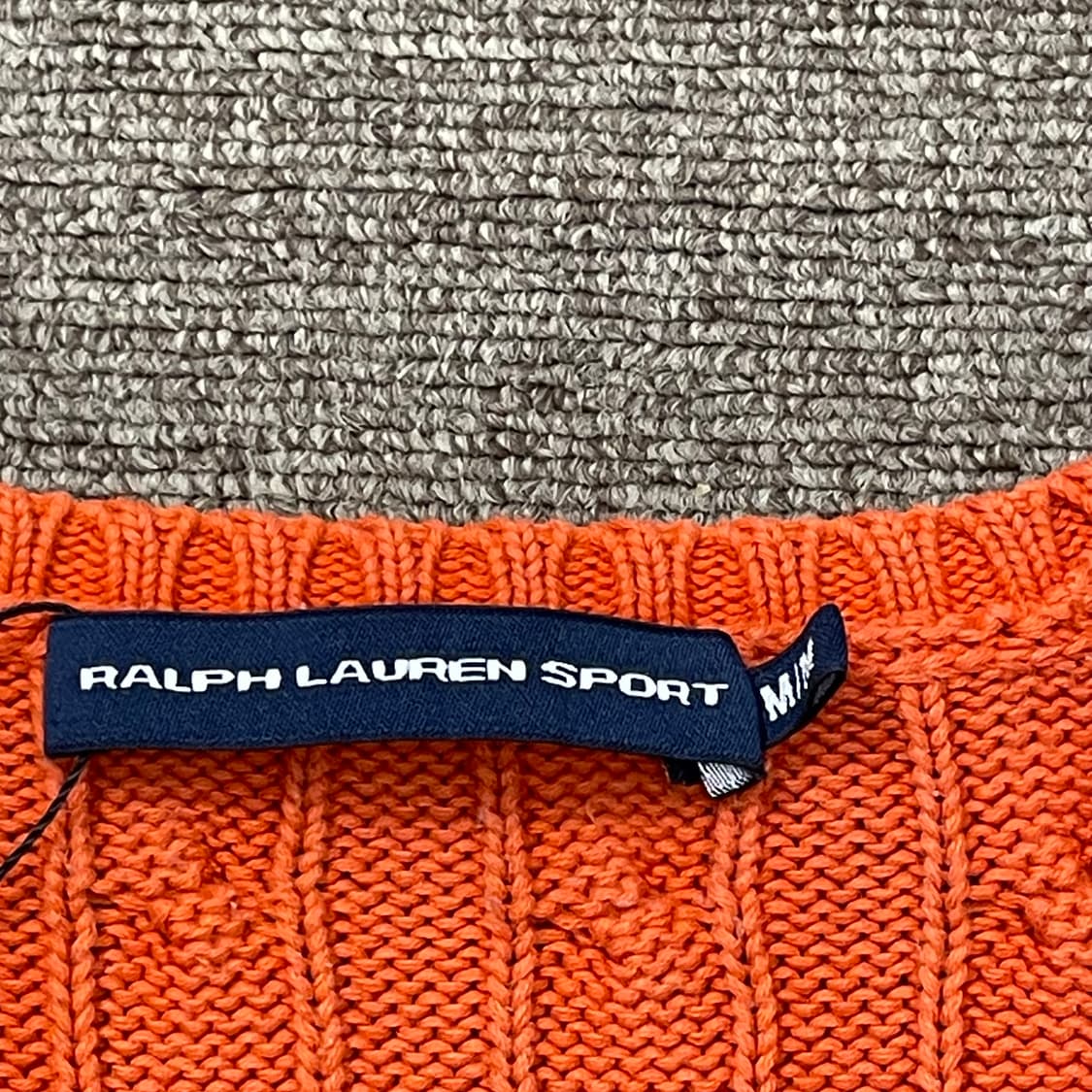 (M) POLO 폴로 랄프로렌 스포츠 케이블 브이넥 니트 상품이미지7