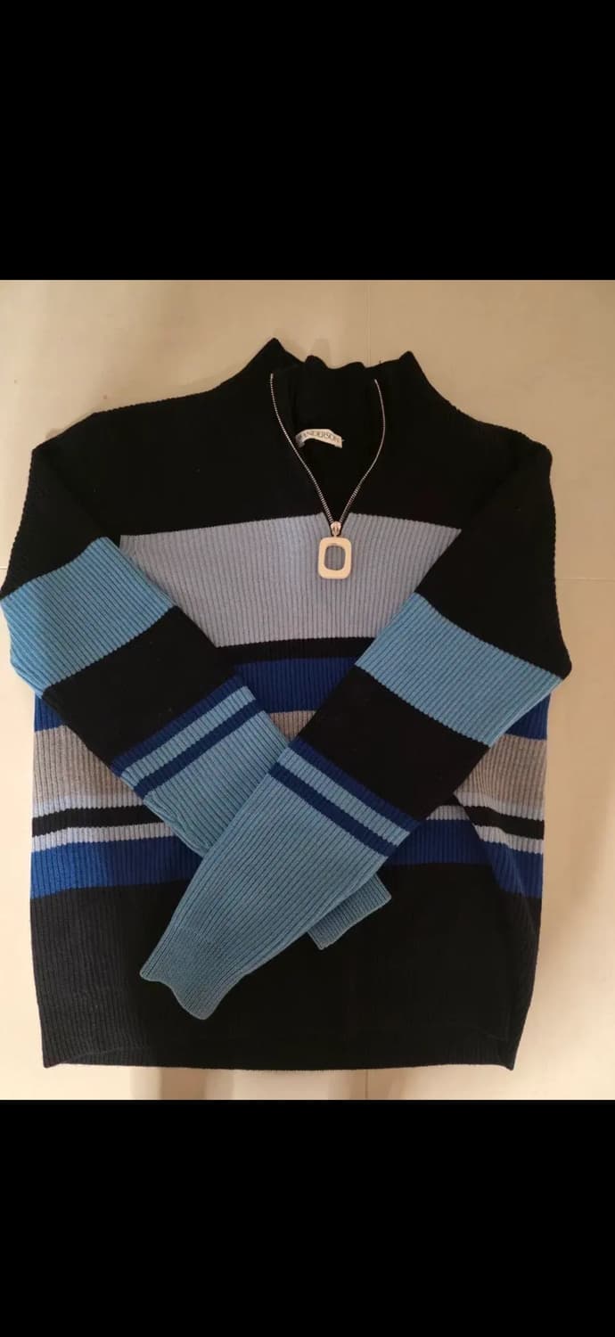 JW앤더슨 컬러블록 반집업 니트 XL 상품이미지9