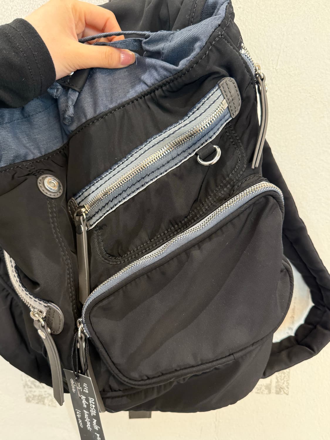 Diesel multi pocket nylon backpack  상품이미지5