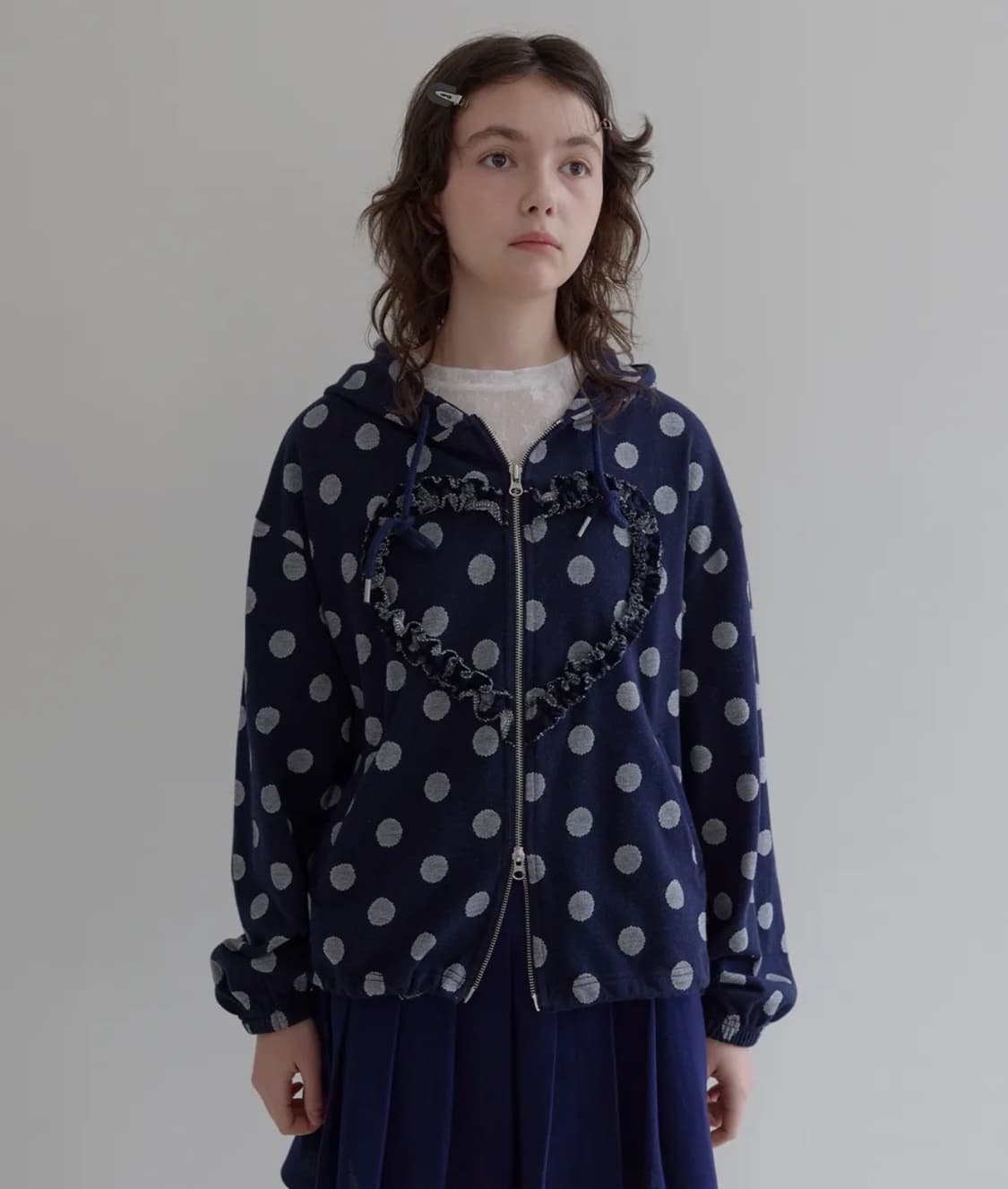 펀프롬펀 프릴 하트 후디 상품이미지3