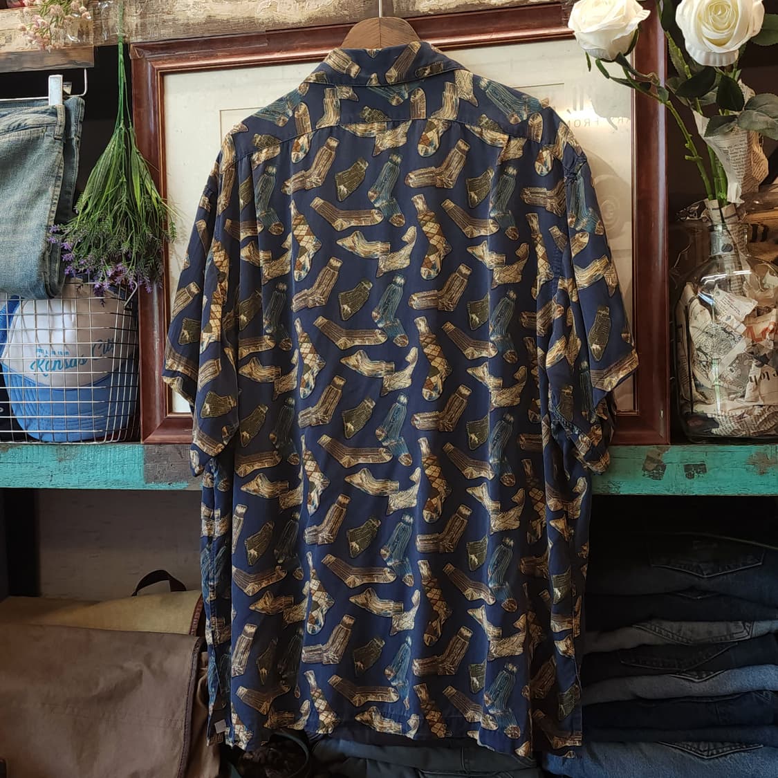 90s 폴로 하와이안 셔츠 usa 메이드 xl 상품이미지3