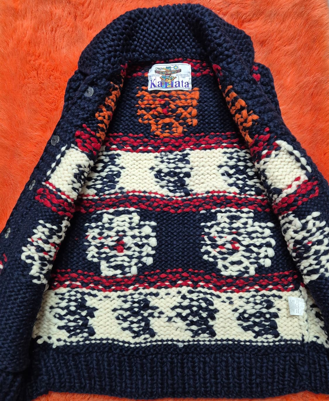 KANATA 카나타 눈꽃 패턴 코위찬 베스트 상품이미지5