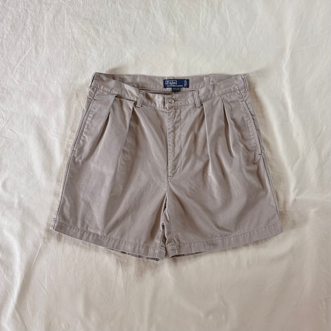 (W35) 90s 폴로 앤드류 투턱 치노 쇼츠 상품이미지1