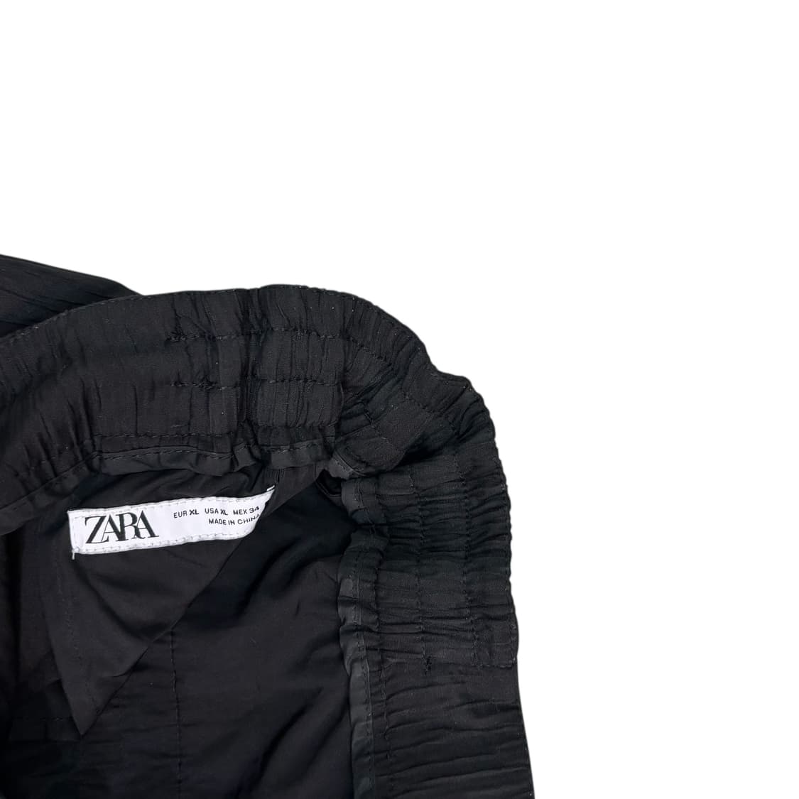 자라 블랙 플리츠 팬츠 상품이미지3