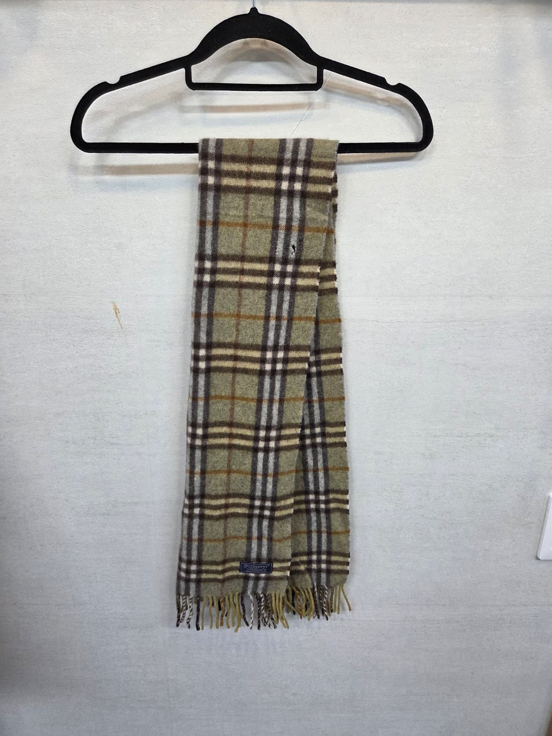 버버리 울 체크 목도리 대략 128cm 상품이미지1