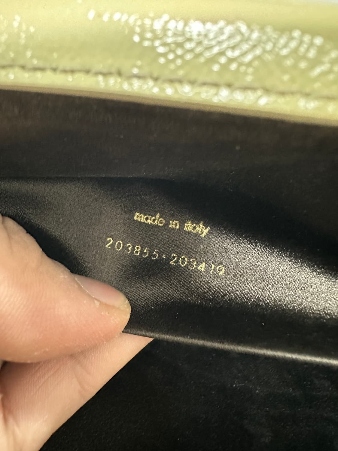 YSL 입생로랑 벨드쥬르 페이던트 클러치 옐로우 상품이미지6