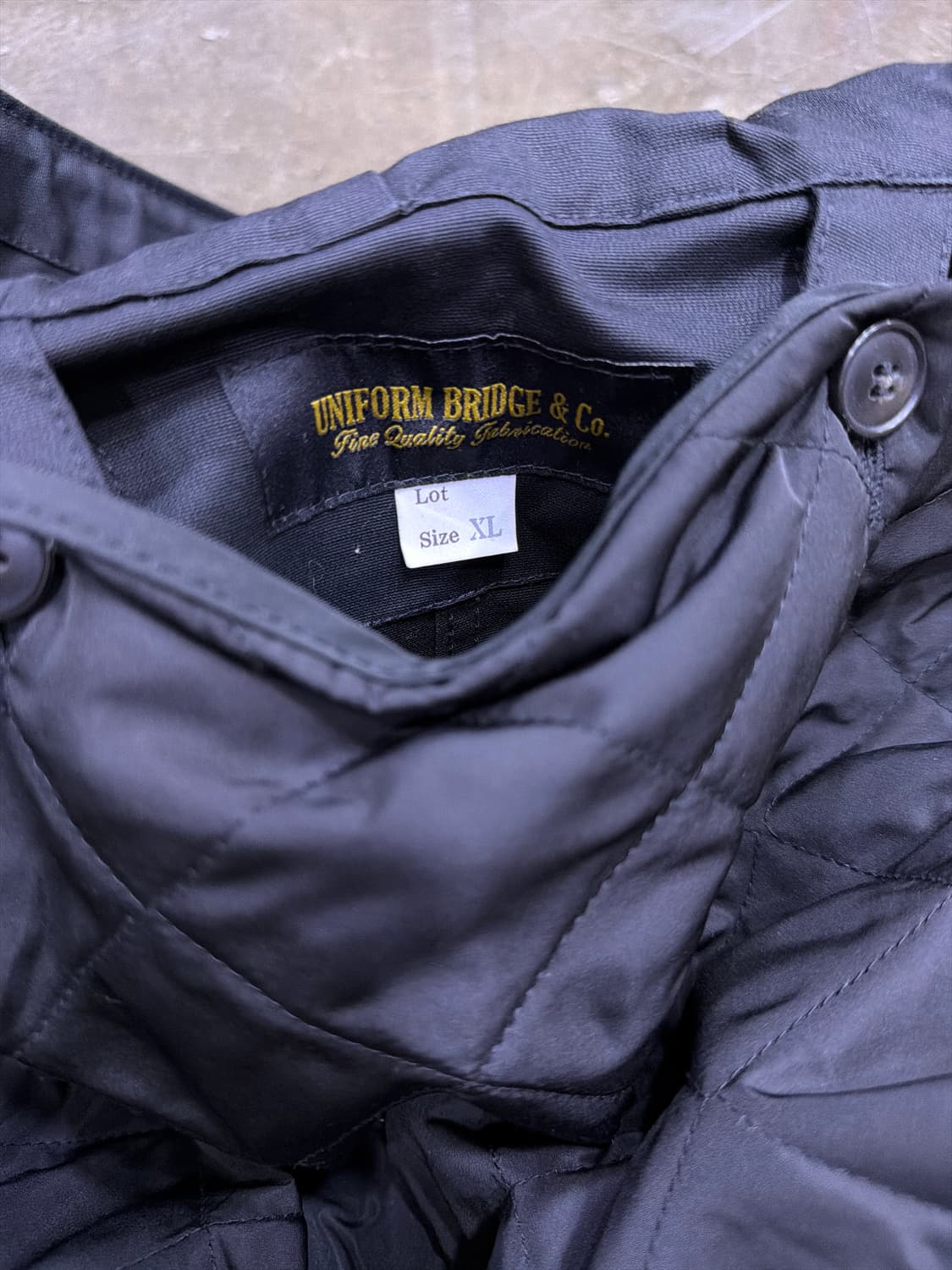 유니폼브릿지 M51 피쉬테일 파카 후드 야상점퍼 개파카 블랙 XL 상품이미지9