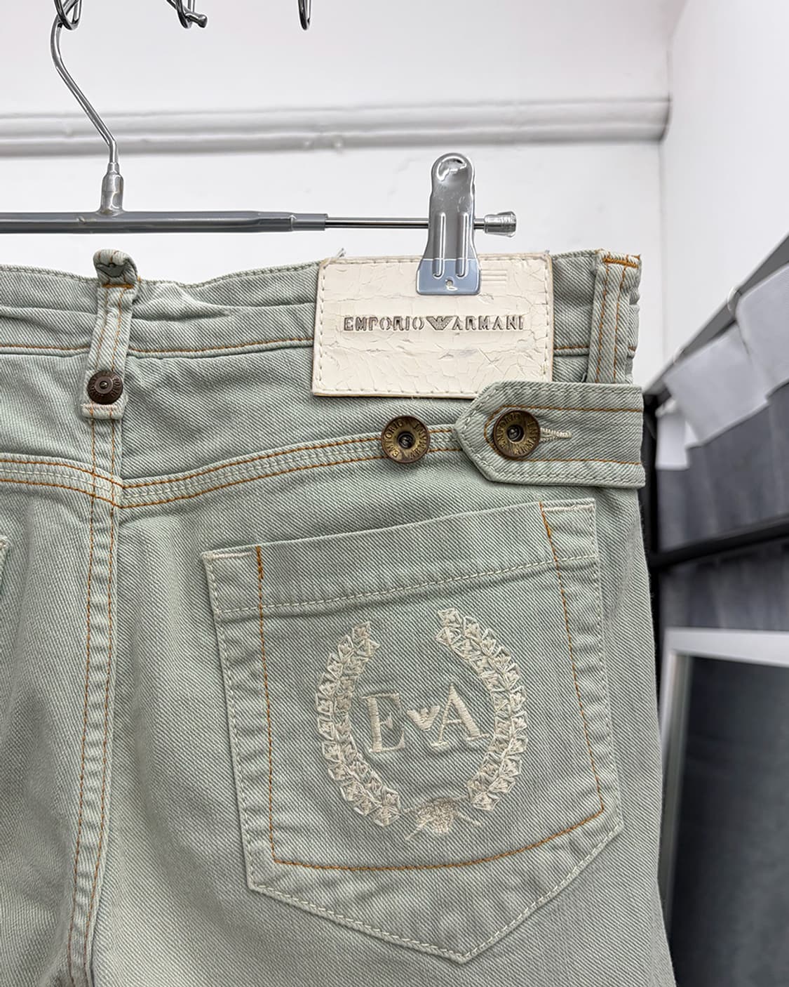 엠포리오 아르마니 어드저스터블 데님 팬츠 상품이미지5