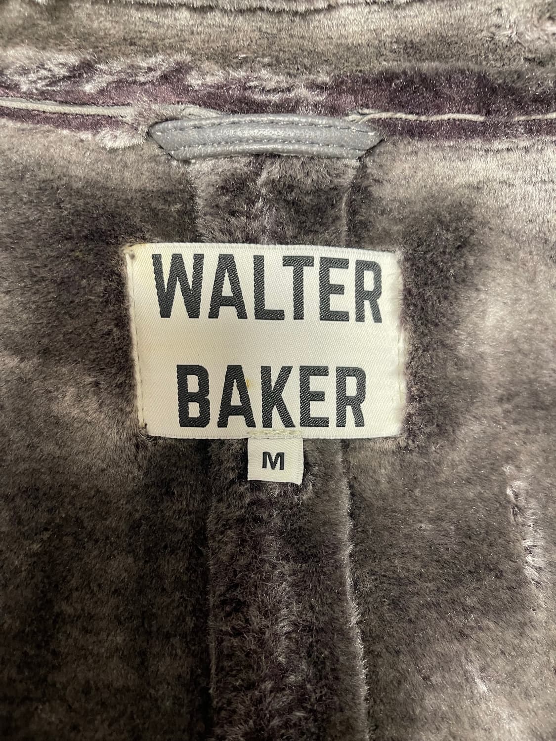 WALTER BAKER 월터베이커 명품 무스탕 자켓 그레이 상품이미지3