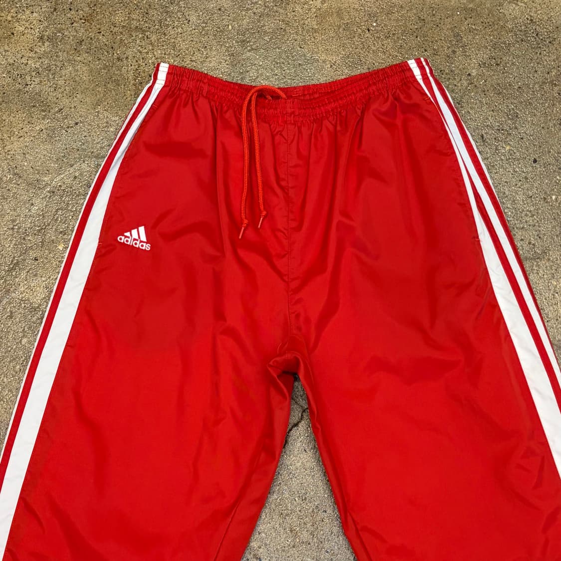 90s USA 아디다스 삼선 츄리닝 트레이닝팬츠 바람막이 팬츠 상품이미지2
