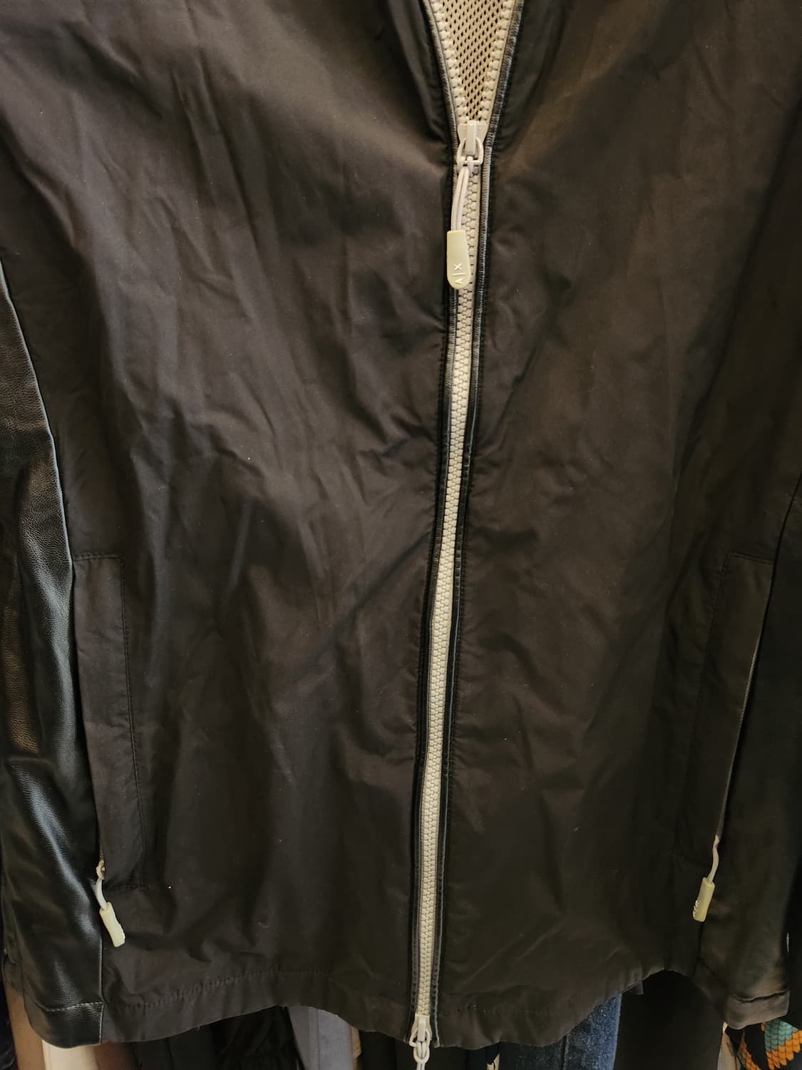 아르마니익스체인지 블랙 점퍼 상품이미지5