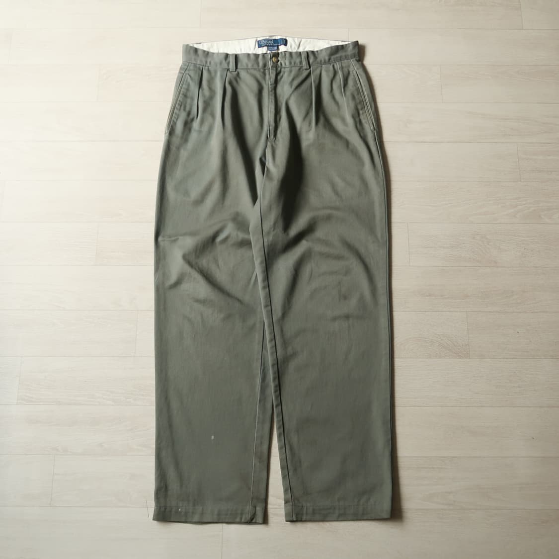 빈티지 90s 폴로 랄프로렌 앤드류 투 턱 치노 팬츠 상품이미지2