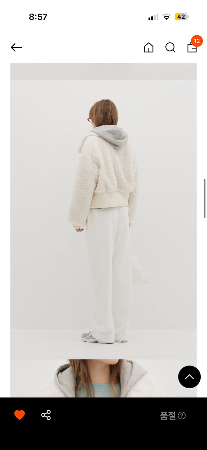 [야외착용X 새제품] 로우클래식 퍼 자켓 상품이미지4