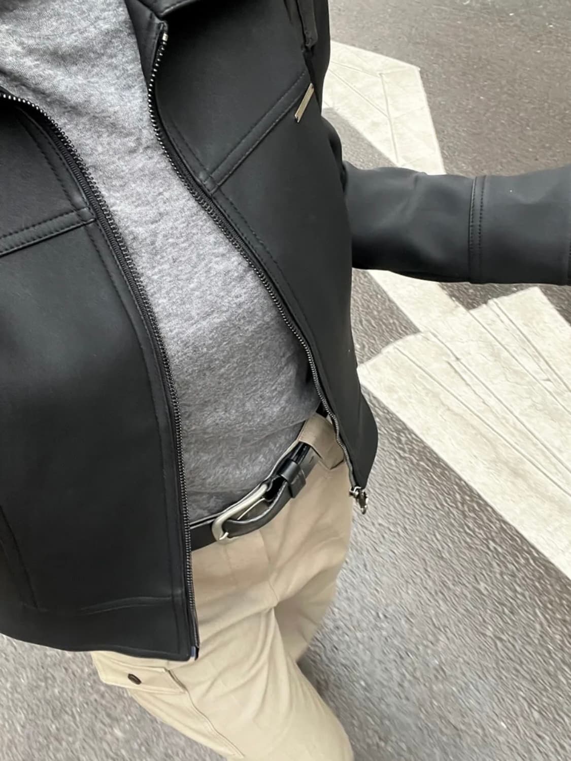 미세키서울 스웨이드 집업 자켓 상품이미지2