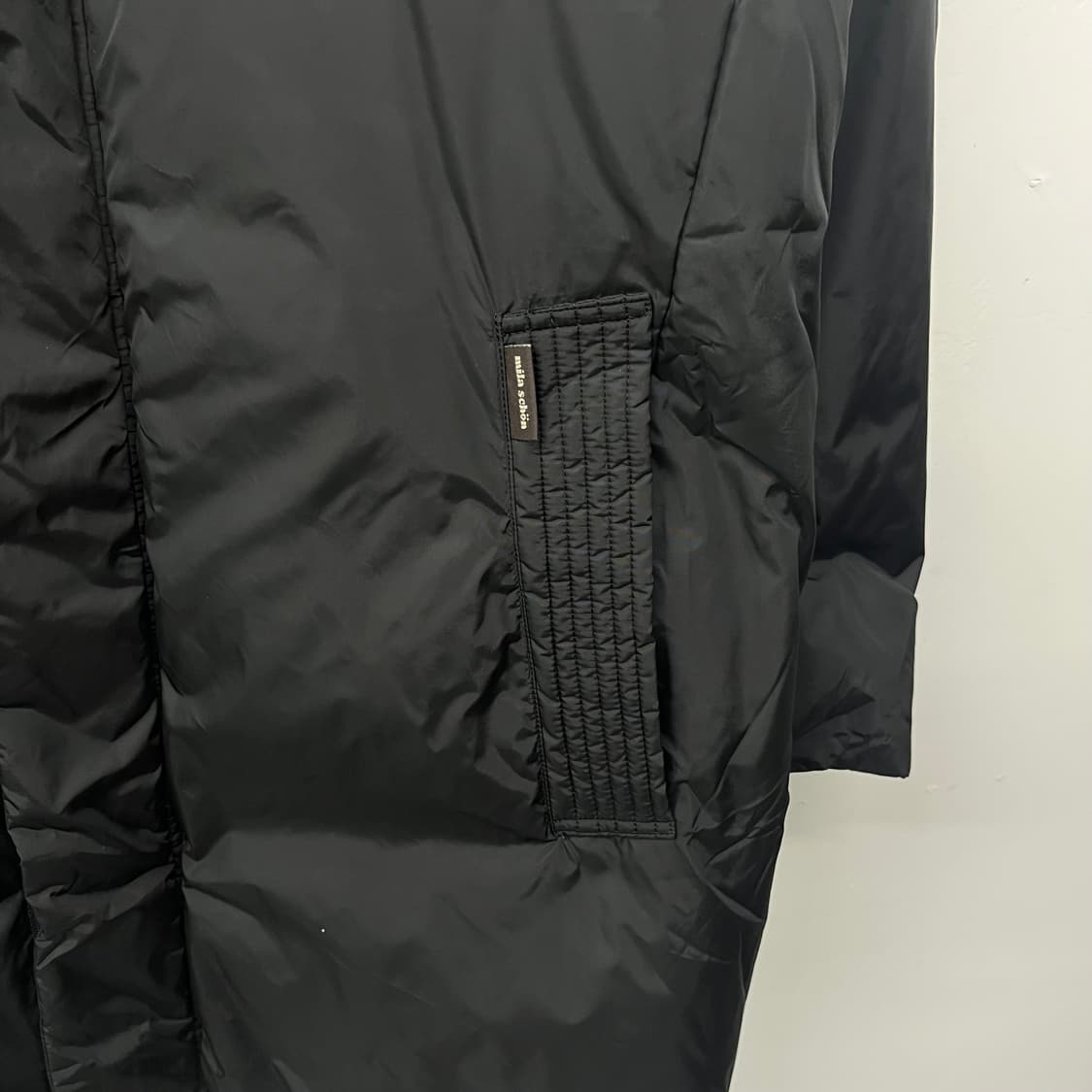 밀라숀 블랙 롱 패딩 점퍼 여/L 상품이미지5