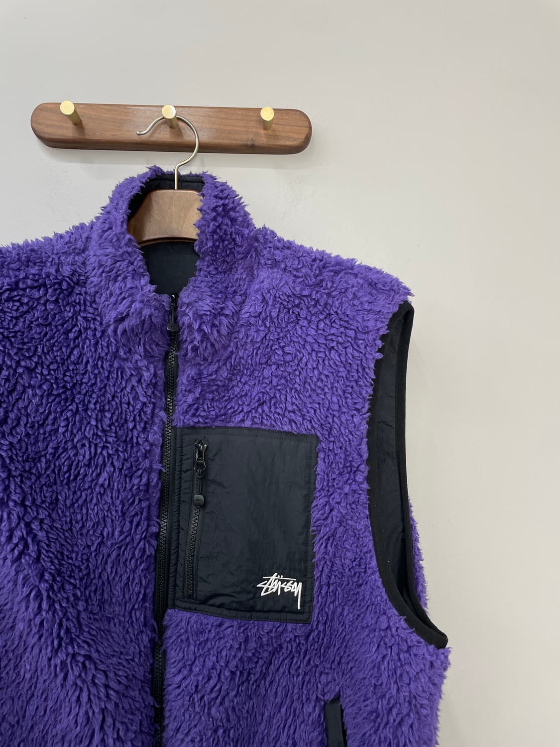 스투시 쉐르파 리버시블 플리스 베스트 H1297 상품이미지4