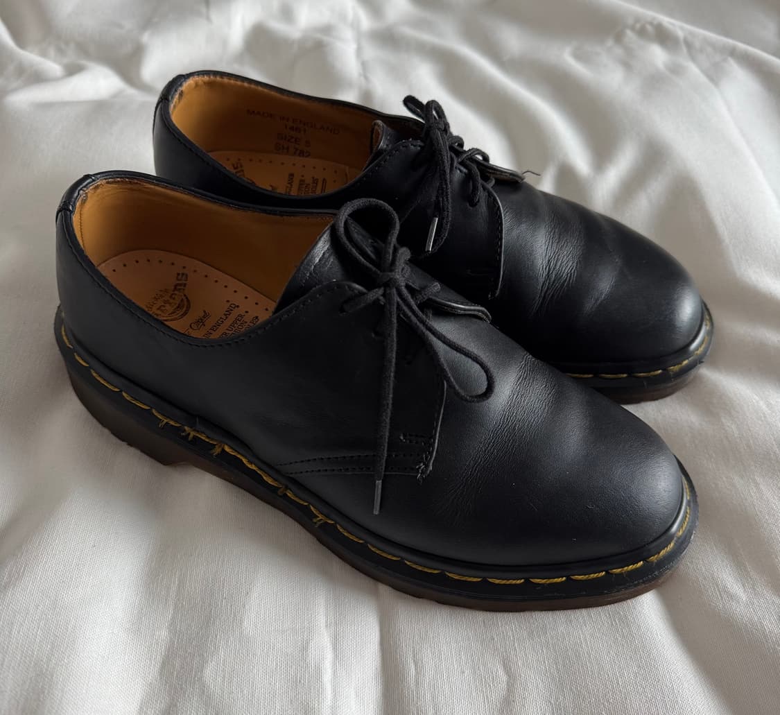 [UK5/240mm] 닥터마틴 1461 블랙 MIE 상품이미지2