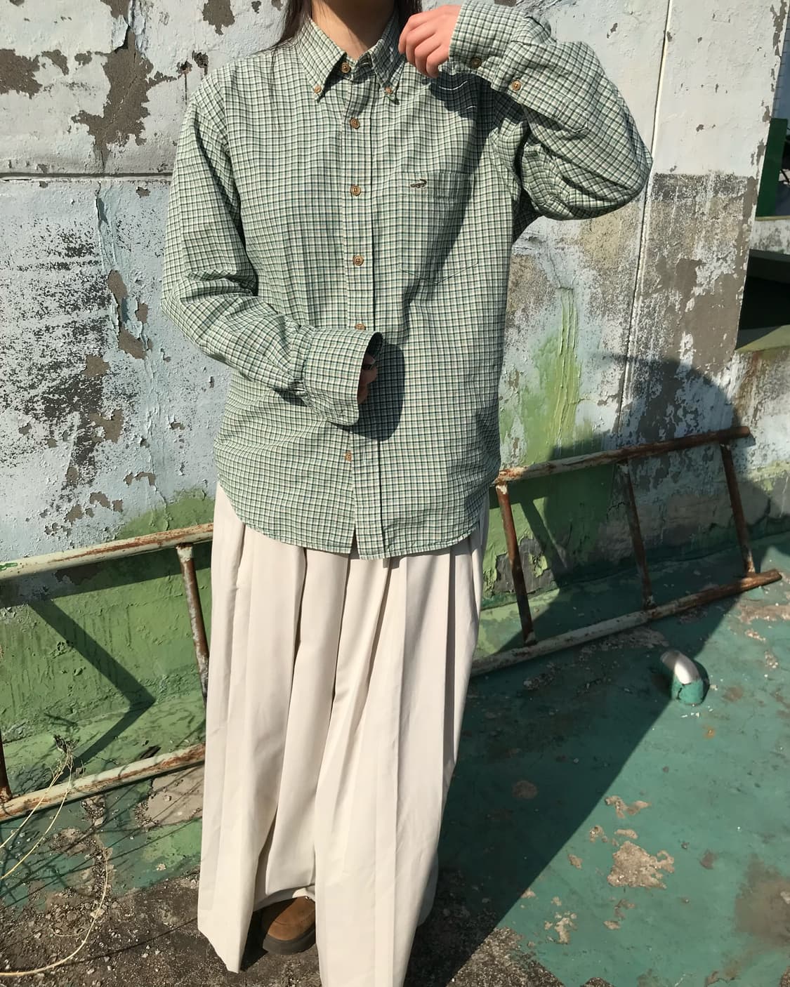 니코앤드 크림 와이드 팬츠  상품이미지2