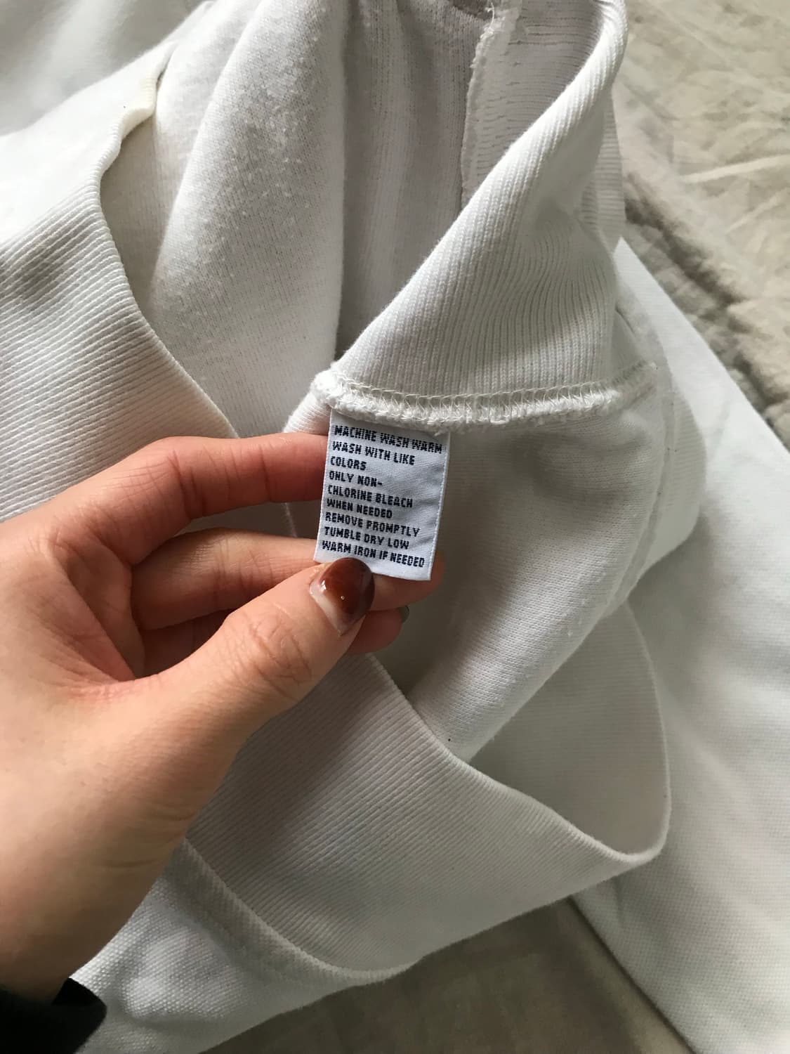 폴로 랄프로렌 빅 포니 로고 화이트 집업 상품이미지9