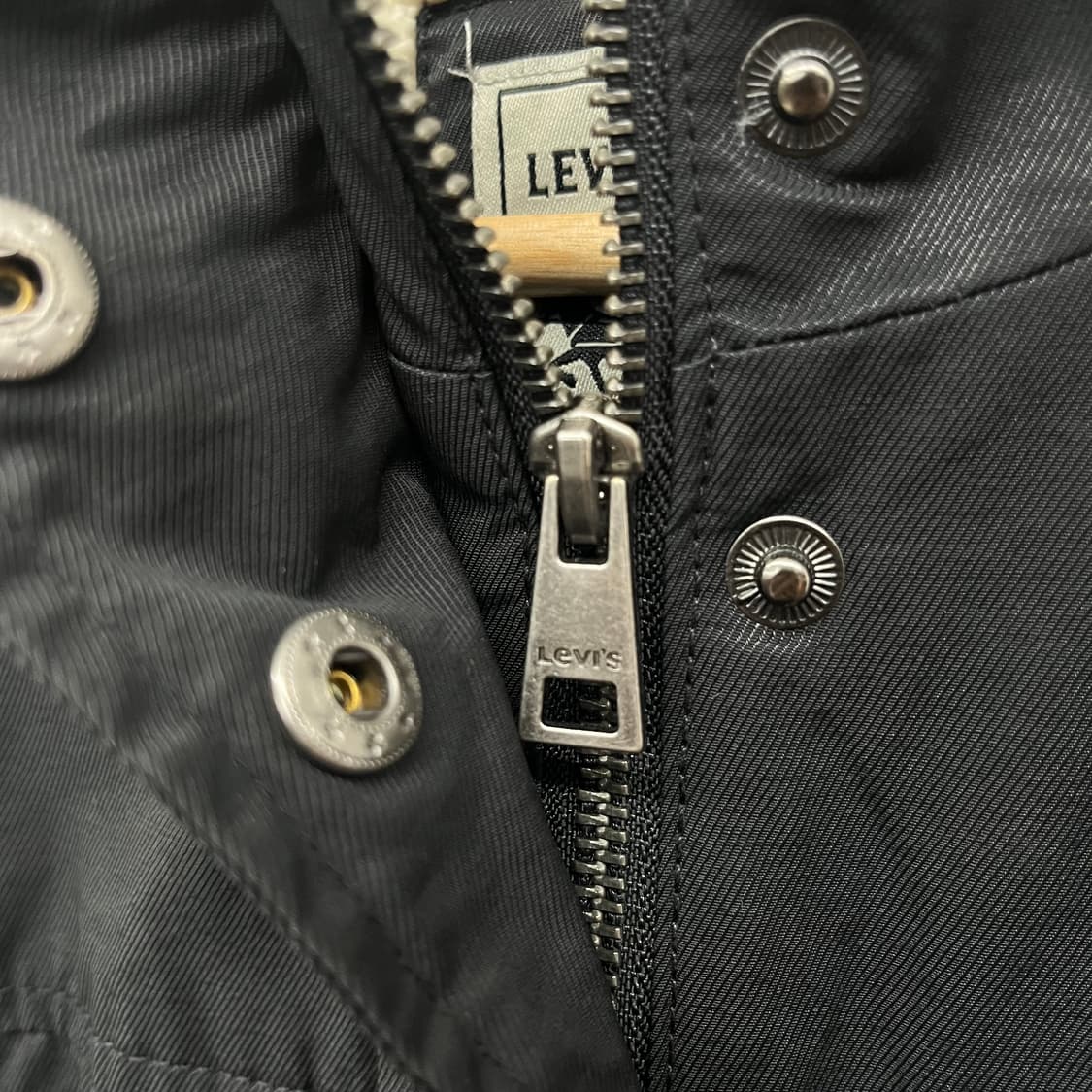 리바이스 후드 야상 블랙 여L 상품이미지5