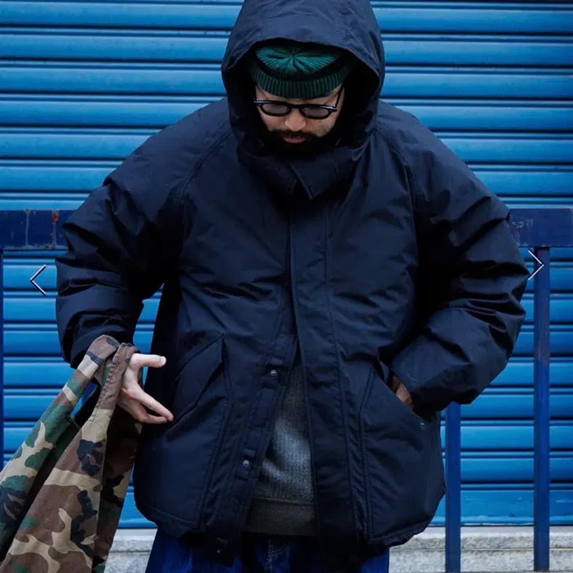 나나미카 다운코트 패딩 네이비 판매/교환 상품이미지2