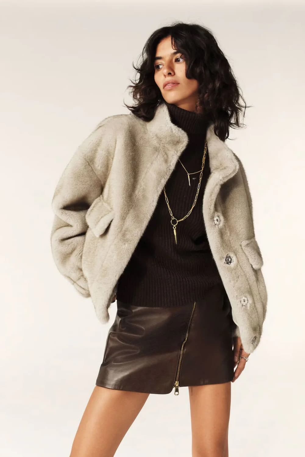 <새상품🖤> 바쉬(BA&SH) 에코퍼 자켓 / 블루종 점퍼 상품이미지2