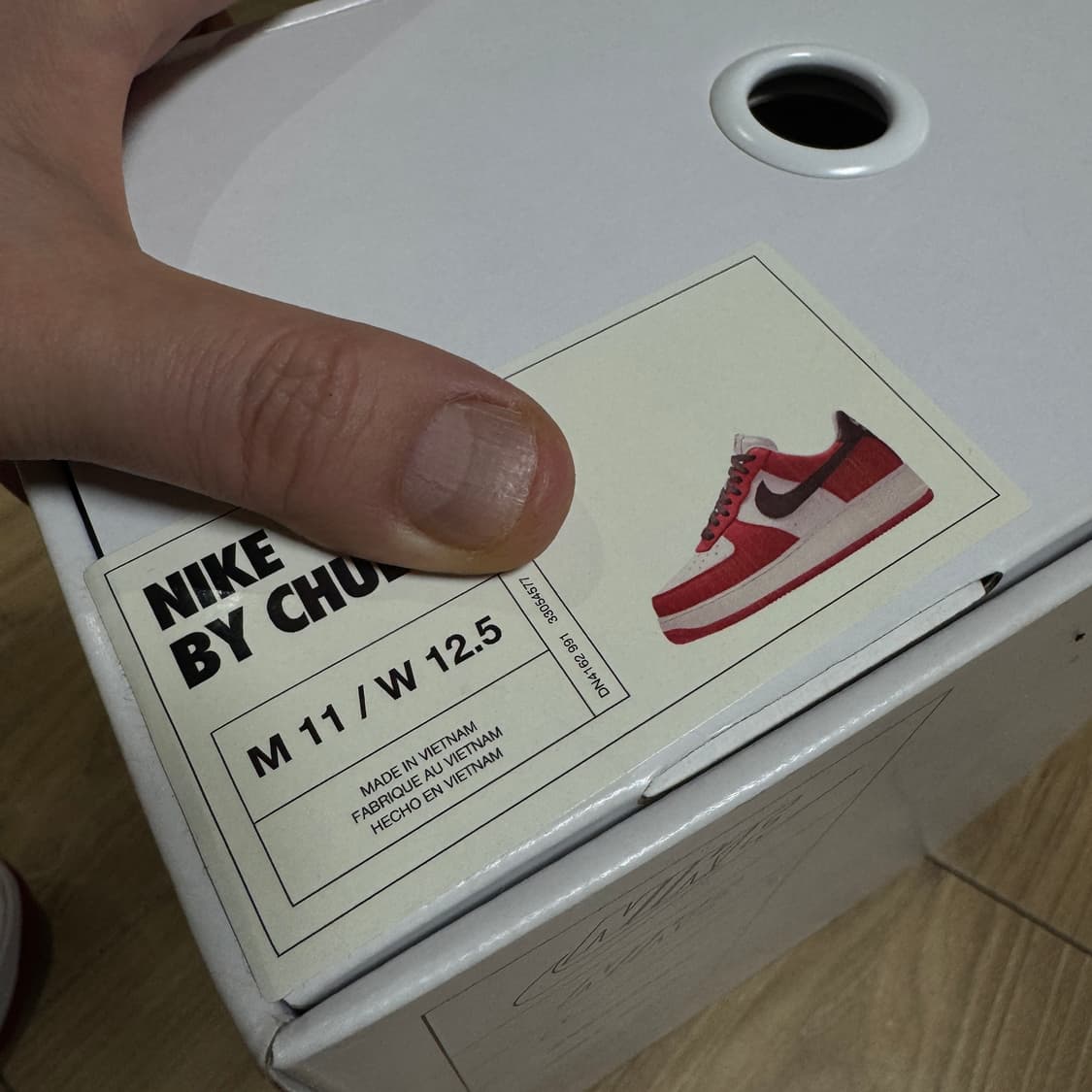 나이키 에어포스1 로우  시카고 컬러웨이 nike by you 상품이미지9