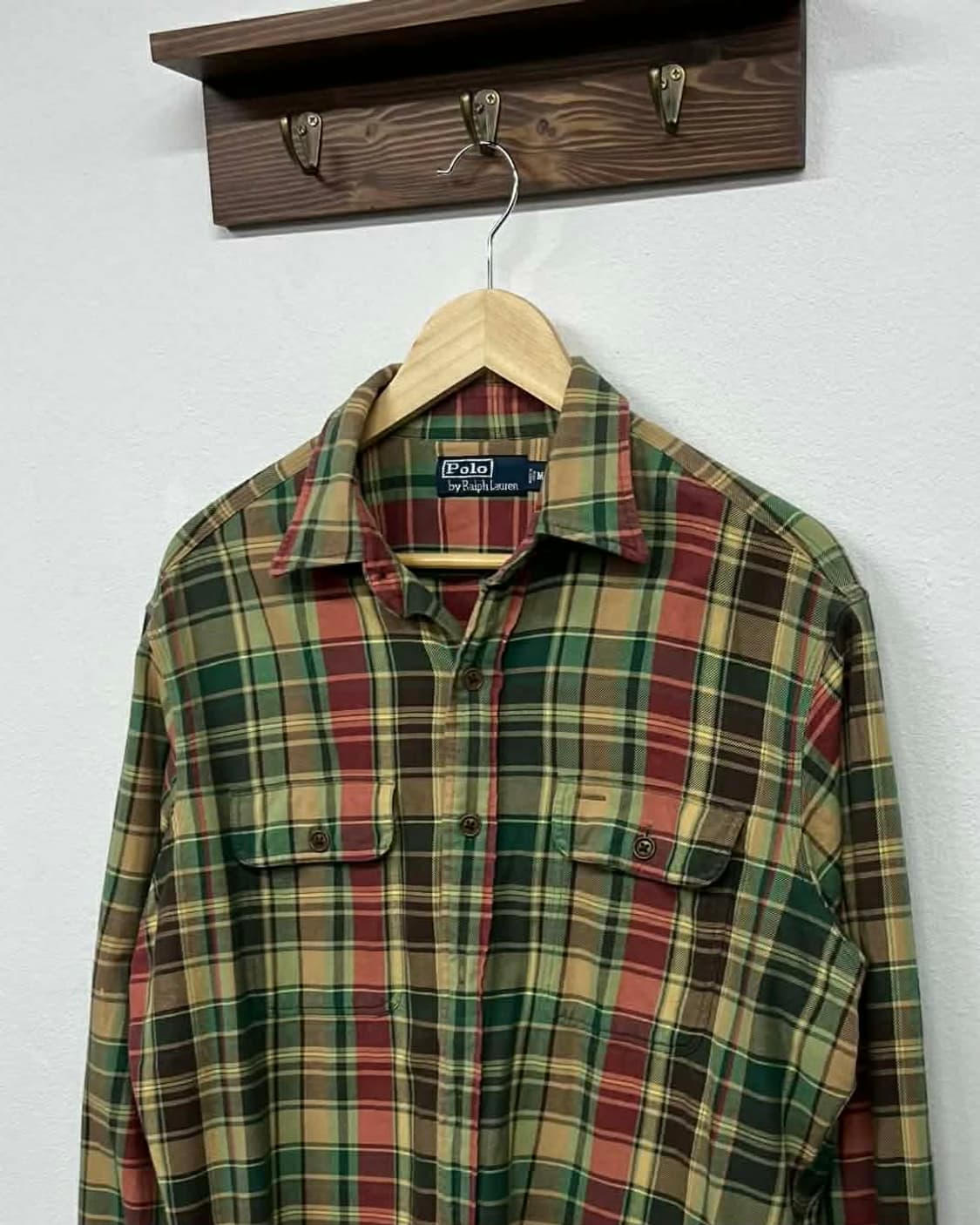 [M] 폴로 랄프로렌 플레이드 엘보패치 셔츠 상품이미지3