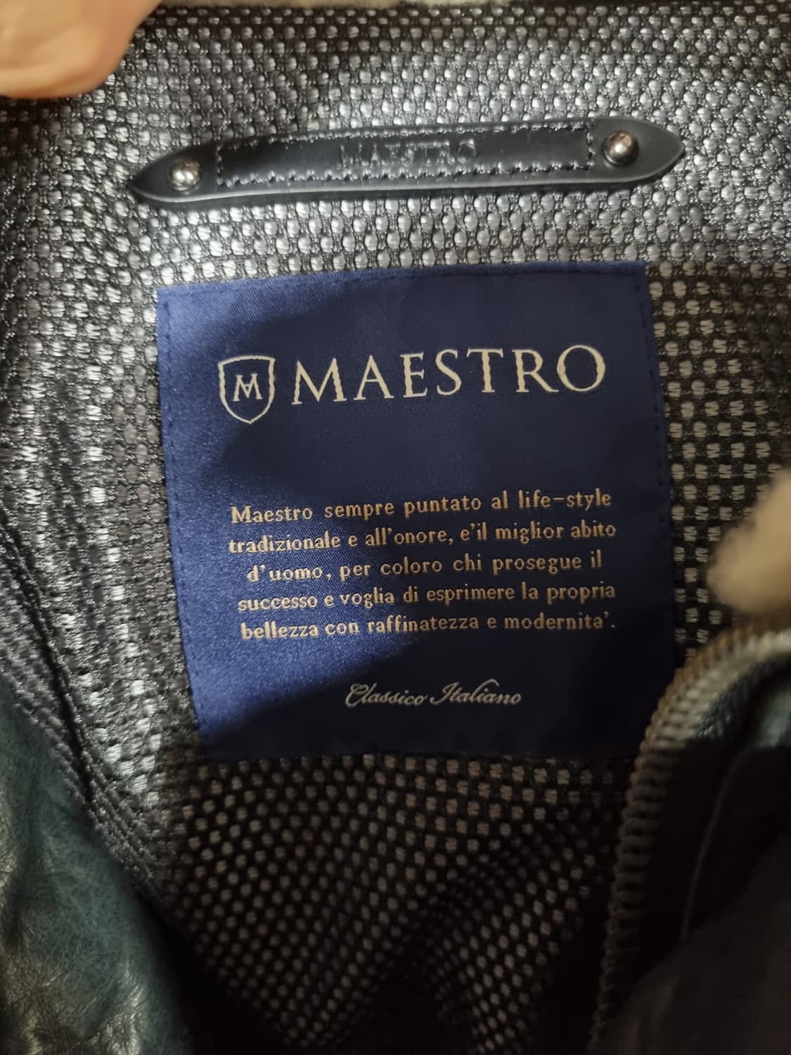 마에스트로 남성 양가죽 구스패딩  상품이미지3