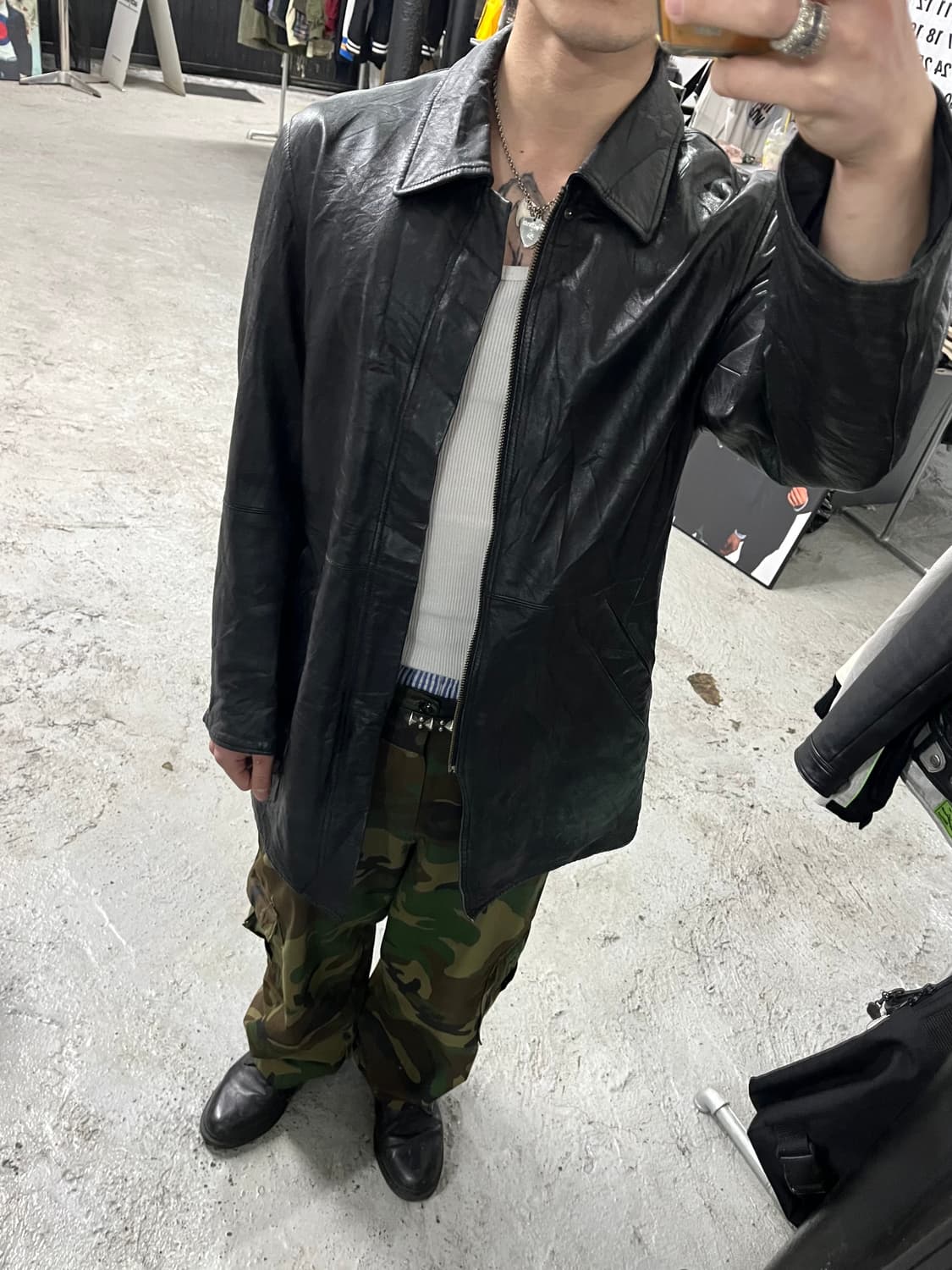 BIGLIDUE leathe car coat 상품이미지3