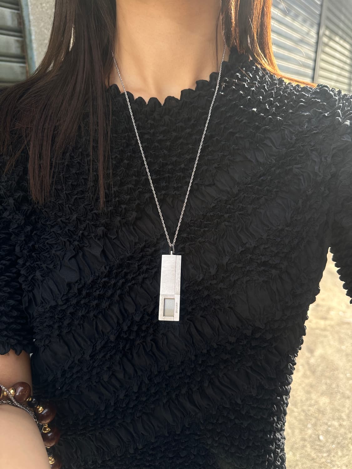 Sharp vintage watch necklace 상품이미지7
