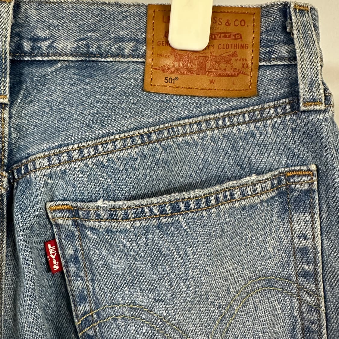 리바이스 501 데미지 데님 상품이미지2