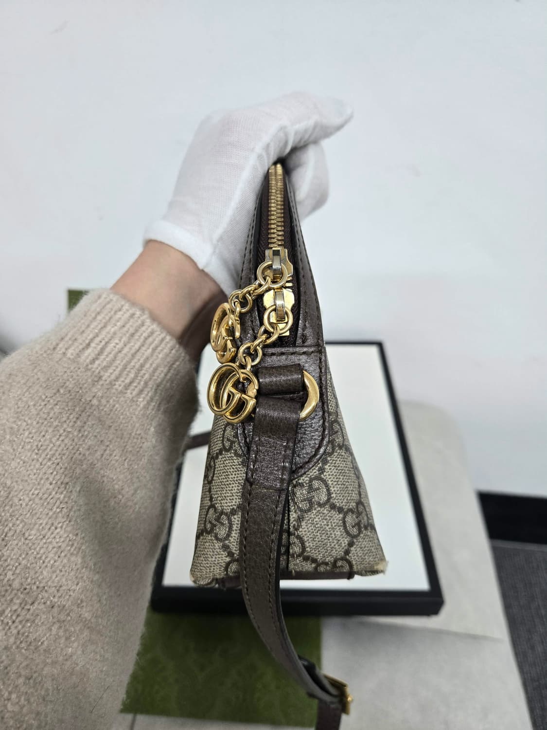 [보증서 정품] 구찌 오피디아 GG 돔 숄더백 상품이미지3