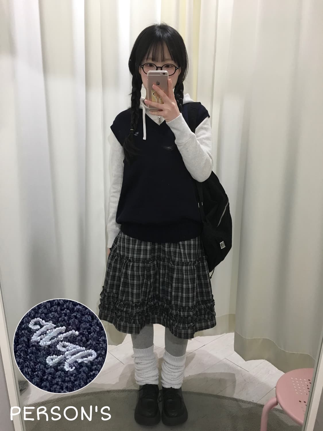 사와코 스쿨룩 3pcs 세트 상품이미지1