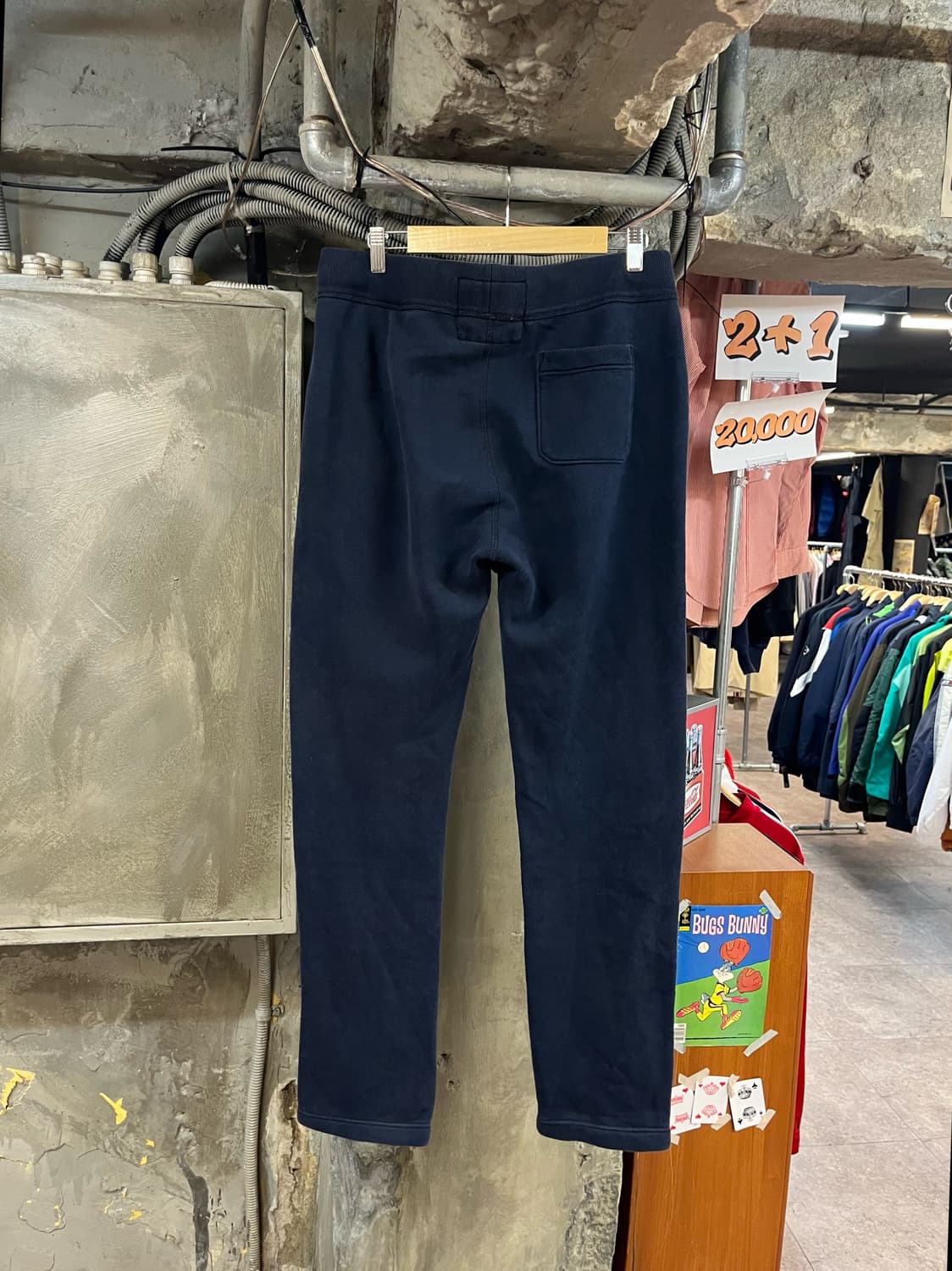 아베크롬비 기모 밴딩 스웻 팬츠 네이비 M #csz3272 상품이미지2