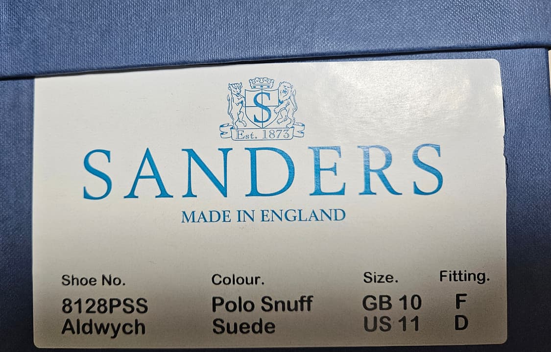 샌더스 스웨이드 페니로퍼 285 290 sanders 상품이미지4