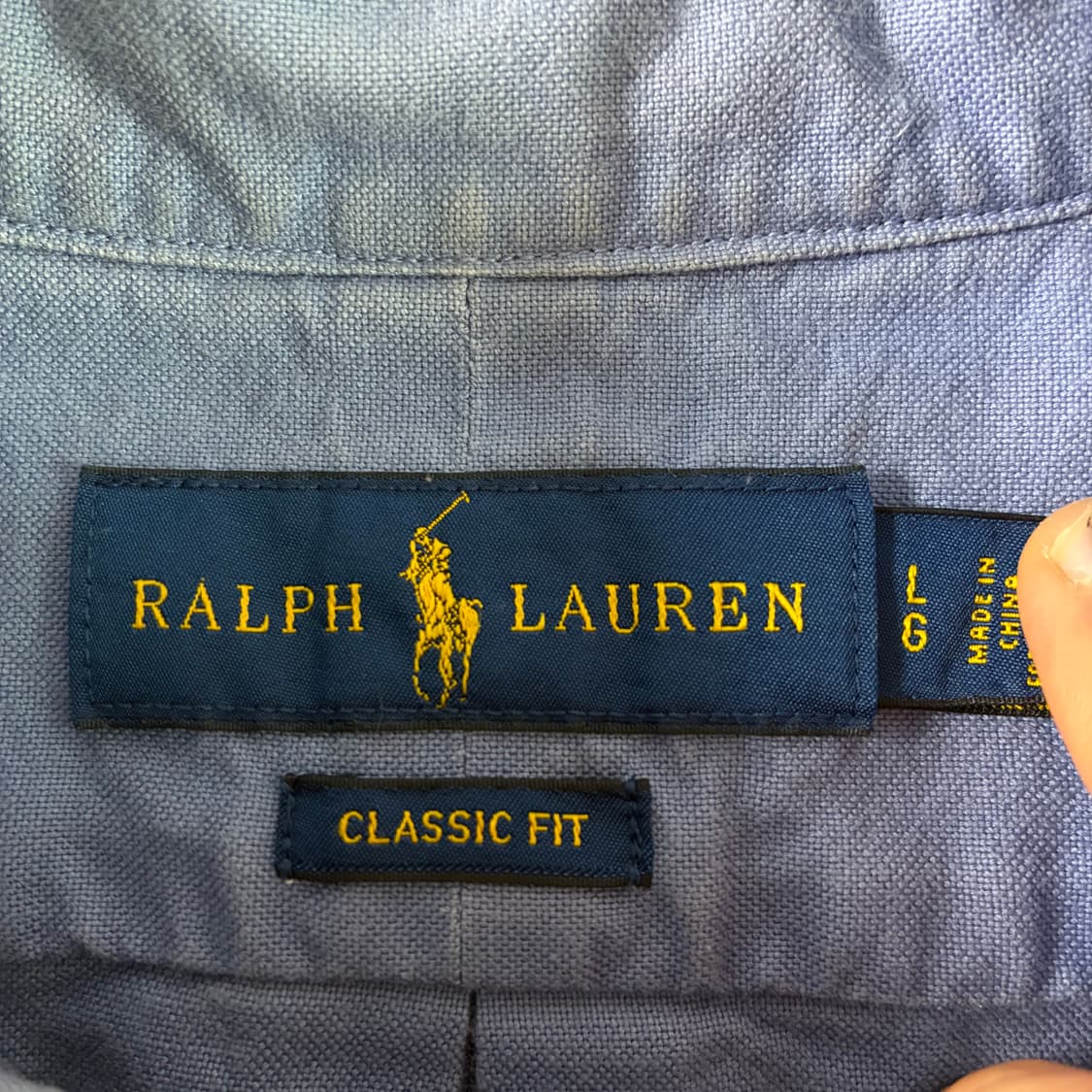 Polo  폴로 랄프로렌 자수 코튼 소라 옥스퍼드 셔츠  상품이미지4