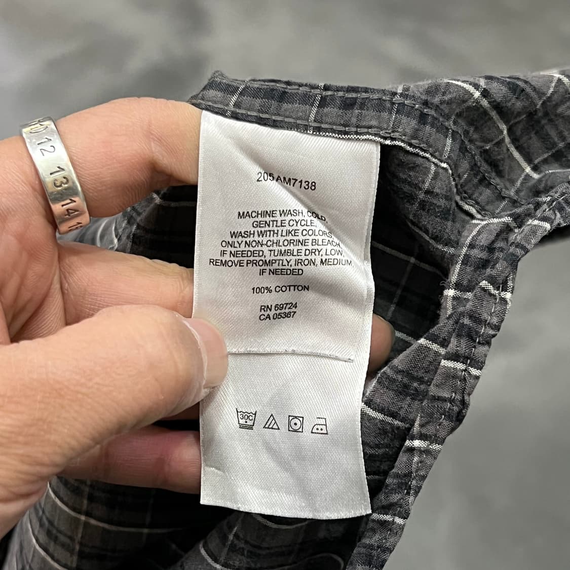  컬럼비아 체크 셔츠 y15027 상품이미지7