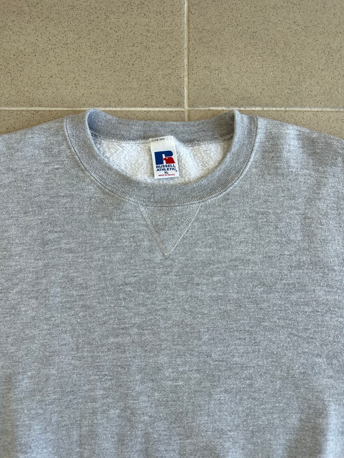 90s 빈티지 러셀 스웻셔츠 그레이 XL 상품이미지4