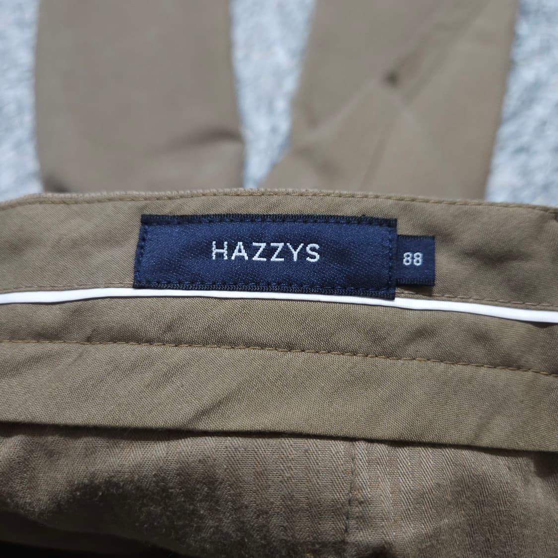 헤지스) 34(88) 남자 면혼방 춘추바지 / 왕눈이샵 상품이미지9