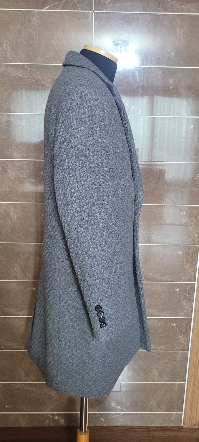 (남성100사이즈) 지오지아 헤링본 코트 상품이미지3