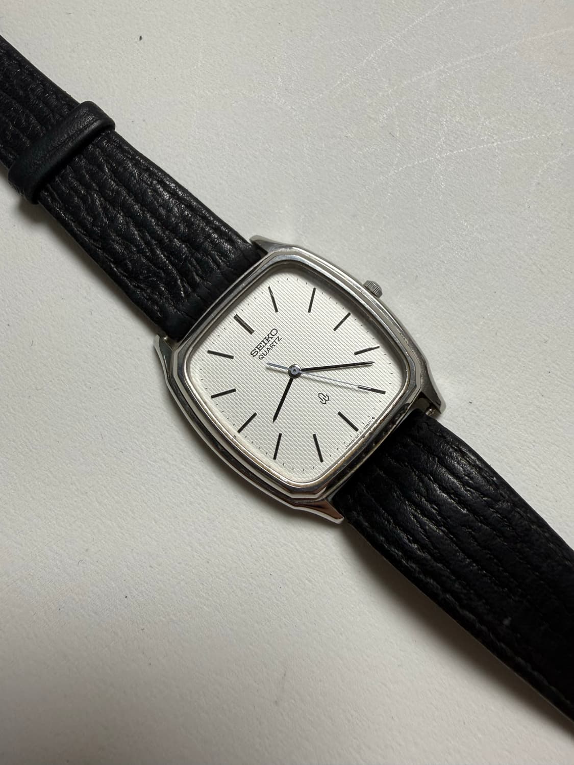 세이코 Seiko 샤리오 스퀘어 화이트 상품이미지3