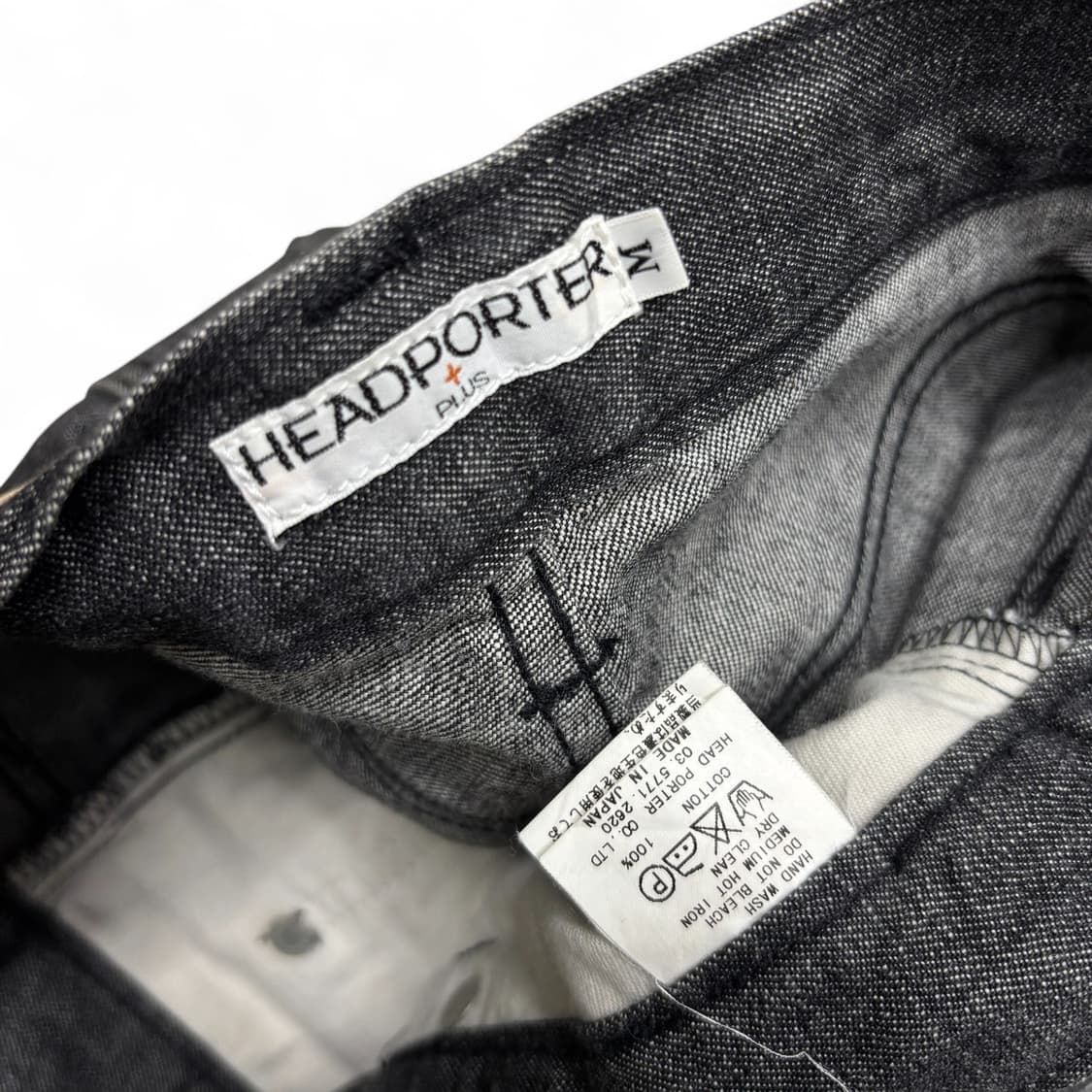 헤드 포터 플러스 블랙 데님팬츠 상품이미지6