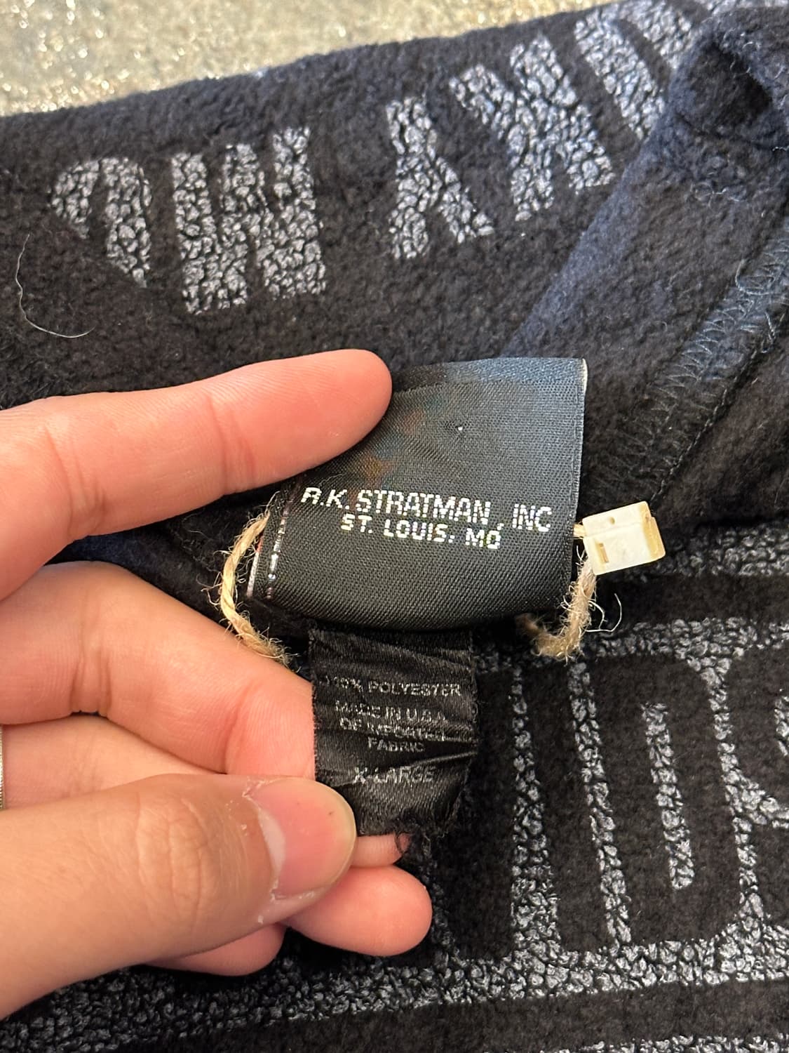 할리데이비슨 블랙 플리스 롱슬리브 XL 상품이미지4